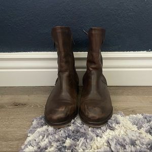 NEW Hinge brown leather boots